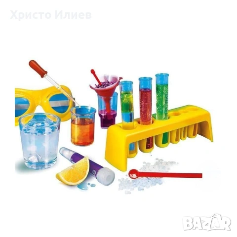 CLEMENTONI Химическа лаборатория , снимка 2 - Образователни игри - 55146543