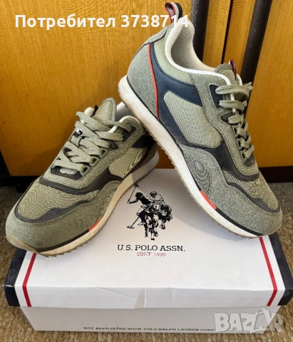 Мъжки маратонки U.S POLO ASSN., снимка 2 - Маратонки - 54319882
