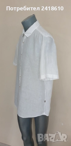 Hugo Boss Relegant_6 Len Regular Fit Mens Size M / XL НОВО! ОРИГИНАЛ! Мъжки Ленени Ризи., снимка 12 - Ризи - 54822034