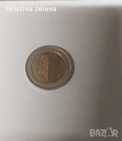 2 евро Беатрикс Нидерландия 