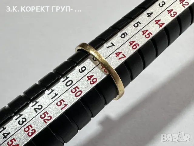 Златен дамски пръстен 14K – 1,94гр - Размер 48, снимка 4 - Пръстени - 55310995