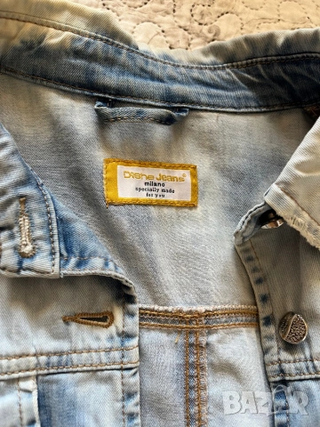 Дънково късо яке с камъни , снимка 3 - Якета - 54329996