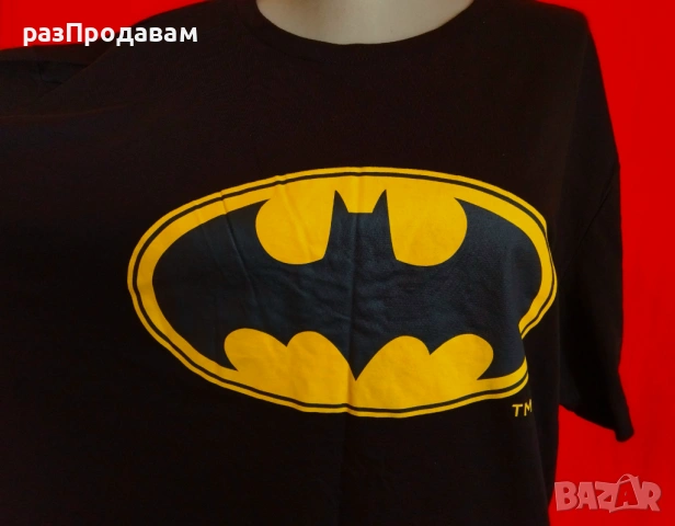 Нова Тениска ~ BATMAN -XXL~SINSAY men`s collection-100% Памук, снимка 10 - Блузи - 54602985