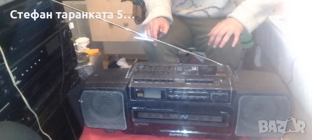 Двукасетачен касетофон със радио тунер , снимка 3 - Радиокасетофони, транзистори - 54094529