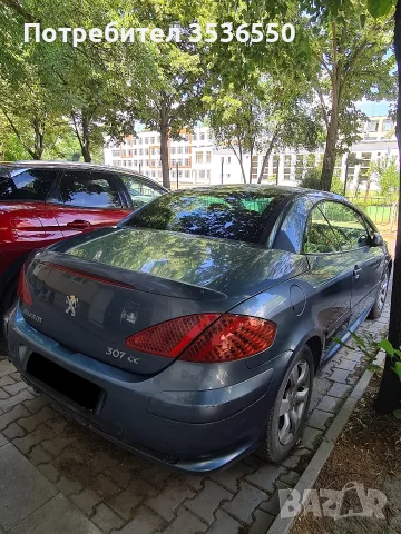 Peugeot 307cc 2.0L кабрио , снимка 6 - Автомобили и джипове - 50489720