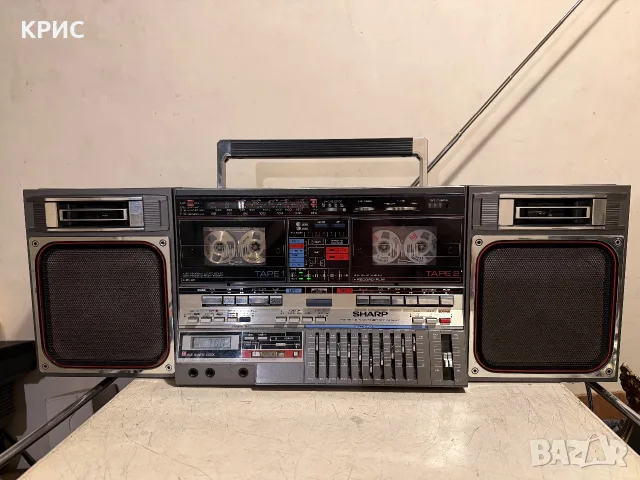 SHARP  GF-800Z(D) BOOMBOX,Made in JAPAN, снимка 8 - Радиокасетофони, транзистори - 55581629