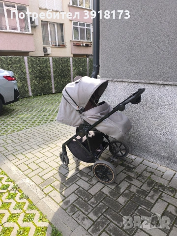 Бебешка количка Kikkaboo Thea 2 в 1, снимка 4 - Детски колички - 54175706