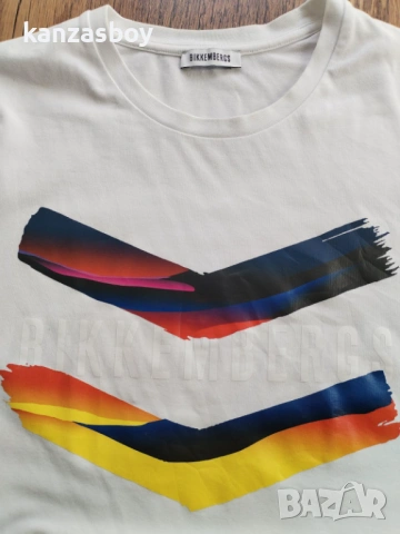 BIKKEMBERGS - мъжка тениска р-р XS, снимка 6 - Тениски - 54242604