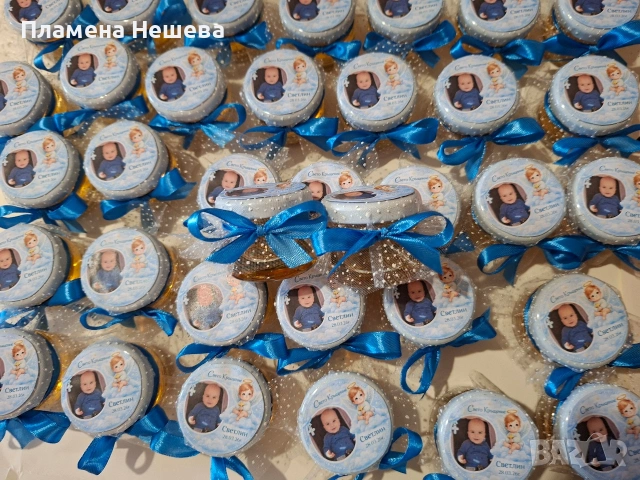 Подаръци за кръщене, бурканче с мед!, снимка 5 - Декорация - 54024029