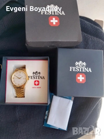 Швейцарски мъжки часовник- чисто нов