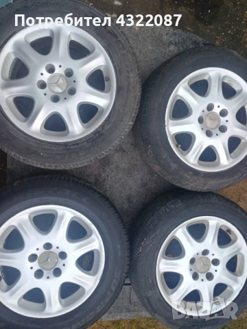 Джанти с гуми 16” 5х112 Mercedes S-class W220, снимка 2 - Гуми и джанти - 54678814