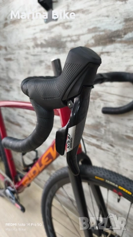 НОВ шосеен/Gravel велосипед Ridley Fenix SLA SRAM Rival/Apex XPLR Disc Fulcrum Rapid Red 500 27.5 |M, снимка 8 - Велосипеди - 55119661