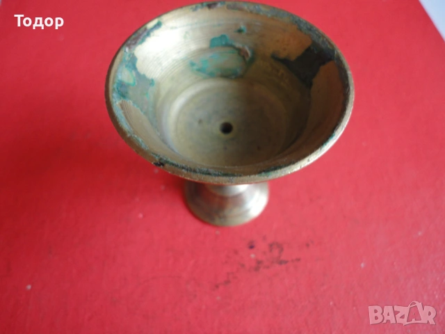 Църковен бронзов съд съдче , снимка 5 - Колекции - 54098510