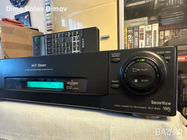 SONY SLV E80, Видео HiFi Stereo с дистанционно, снимка 8 - Плейъри, домашно кино, прожектори - 54989620