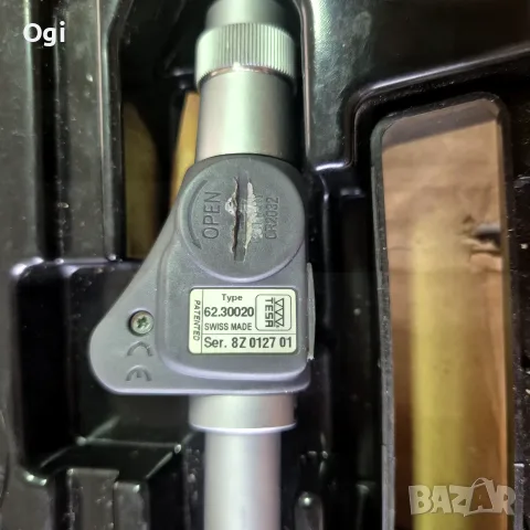 Микрометър вътромер триточков Tesa , снимка 6 - Шублери - 55462947