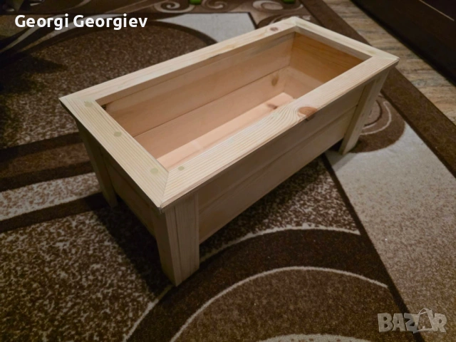 Дървени кашпи от масив. , снимка 3 - Саксии и кашпи - 54043100