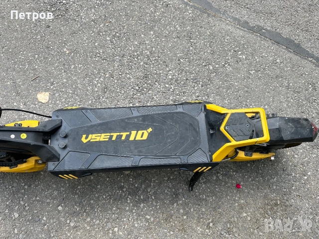 КАТО НОВА Vsett 10+ ел. тротинетка + документи, снимка 5 - Друга електроника - 55193504