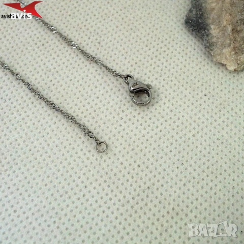 Синджир с платинено покритие 251106, снимка 3 - Колиета, медальони, синджири - 54707723
