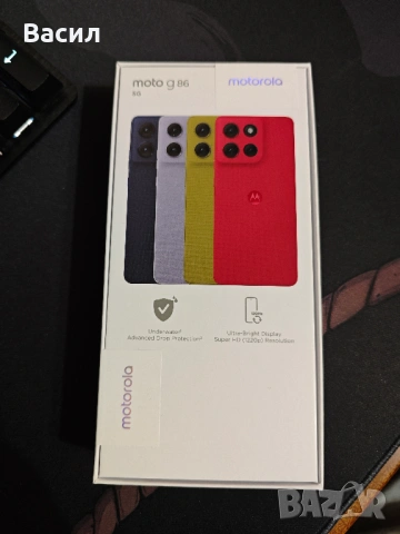 НОВ! Motorola G86 5G 256GB 8GB RAM Green Гаранция