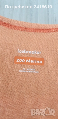 Icebreaker 200 Merino  Womens Size M ОРИГИНАЛ! Дамскa Блуза!, снимка 10 - Спортни екипи - 54236849