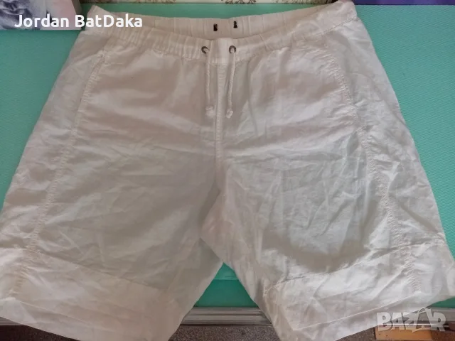 Унисекс ленени къси панталони 3XL