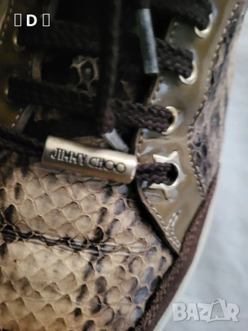 JIMMY CHOO оригинални змийска кожа № 37, снимка 6 - Маратонки - 54904305