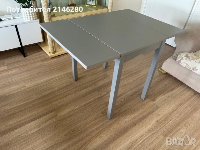 Разтегателна маса Икеа дървена , снимка 2 - Маси - 54357799