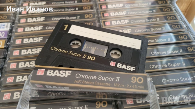 BASF Chrome Super II 60 и 90 минутни аудиокасети, снимка 2 - Аудио касети - 55168187