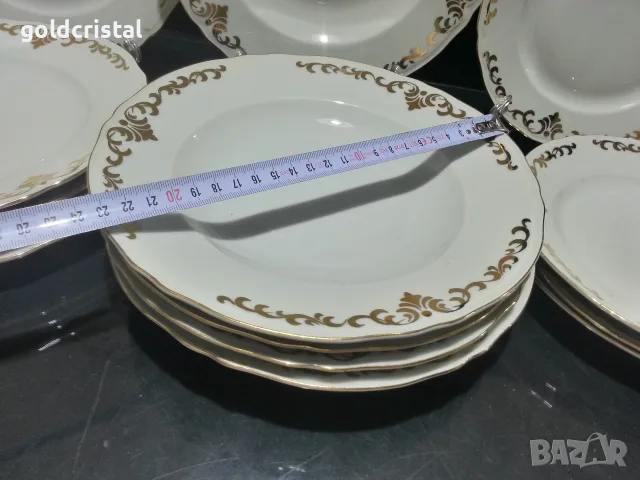 Стар български порцелан сервиз за хранене , снимка 3 - Антикварни и старинни предмети - 55417749