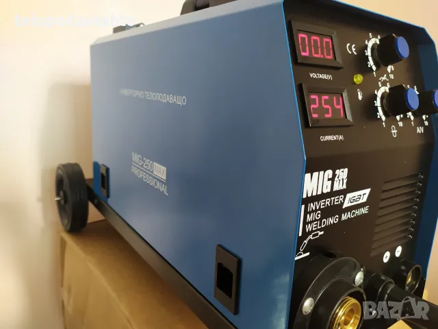  Заваръчен /Телоподаващ апарат PROFESIONAL MAX 250А -Телоподаващо - 4м шланг