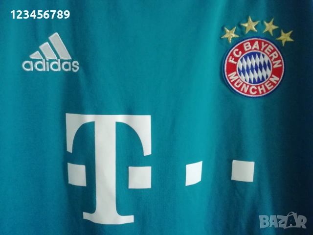 Bayern Munich Neuer Adidas 2013-2014 оригинална тениска фланелка екип Байерн Мюнхен Нойер вратарски , снимка 5 - Блузи - 52534135