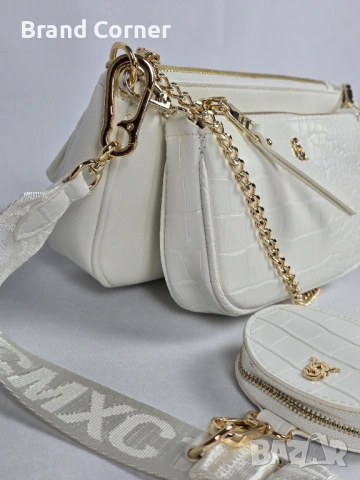 Нова дамска чанта Steve Madden SET Bone / Off White с портмоне, снимка 2 - Чанти - 54354954