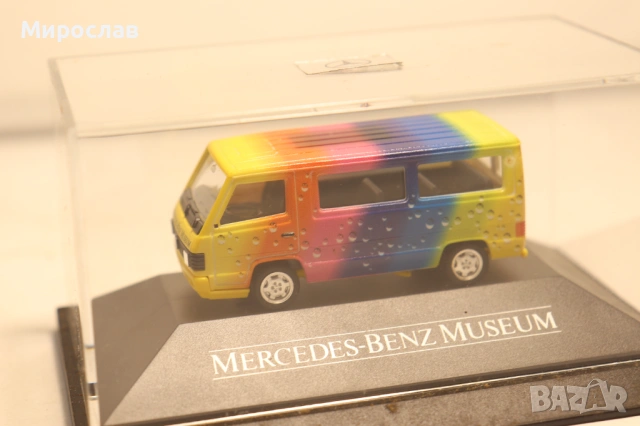 HERPA 1:87 H0 MERCEDES BENZ MB100 МОДЕЛ КОЛИЧКА, снимка 3 - Колекции - 54398422