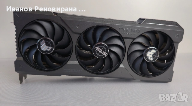 Видео карта Asus RTX TUF 4070ti 12GB GDDR6X Nvidia GeForce, снимка 5 - Видеокарти - 54560476
