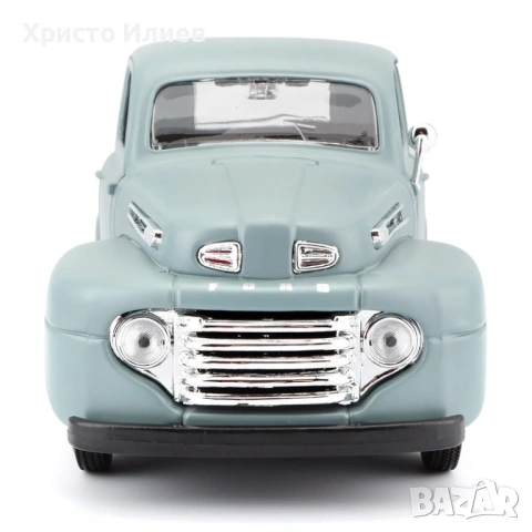 Метален Камион Мащаб 1:25 Форд F-1 пикап 1948 Maisto , снимка 4 - Коли, камиони, мотори, писти - 54482266