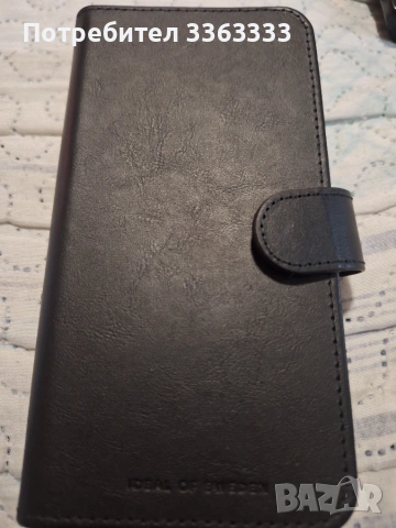 калъф тип портфейл IDEAL OF SWEDEN за iPhone 14 Plus (Черен), снимка 4 - Калъфи, кейсове - 55250305