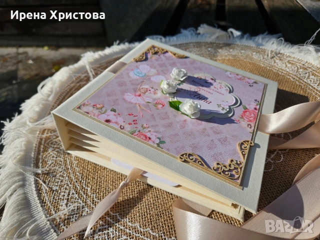 Ръчно изработено албумче за момиченце , снимка 2 - Декорация за дома - 54130303
