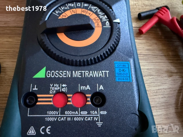 НОВ! Професионален Мултицет Metrawatt Metrahit World TRMS M206A, снимка 3 - Друга електроника - 54733487