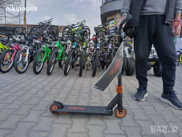 BYOX Детска тротинетка stunt REBEL карбон, снимка 3 - Други - 54811728