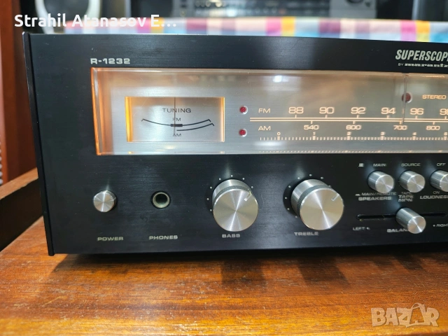 Superscope R-1232 (Marantz) Стерео Ресивър, снимка 7 - Ресийвъри, усилватели, смесителни пултове - 55286397