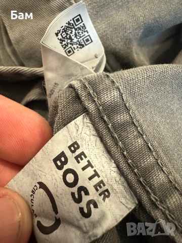 Мъжко!Boss Locky1 Overshirt размер М, снимка 6 - Ризи - 54873303