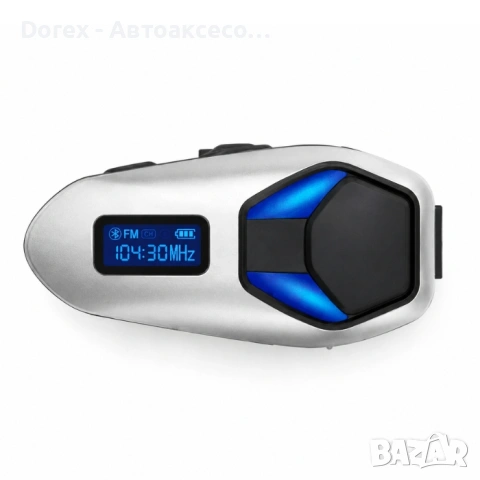 Bluetooth слушалка/интерком за мото каска с FM радио и IP65, снимка 2 - Аксесоари и консумативи - 54858155
