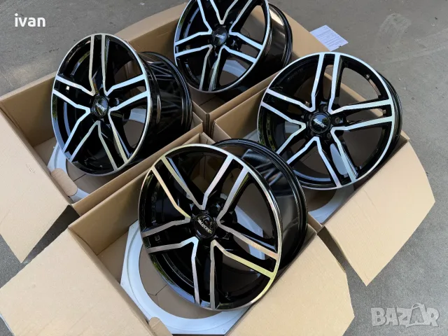 4 бр. чисто нови алуминиеви джанти Alutec 19 цола 5x112, централен отвор 66.5, ET20, 9J, снимка 3 - Гуми и джанти - 55323169
