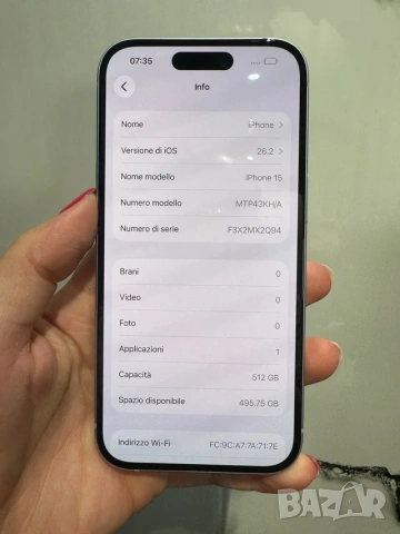 iPhone 15 512GB Без проблеми нито забележки. Батерия 85% живот , снимка 3 - Apple iPhone - 55083071