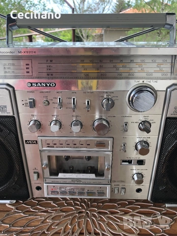 Sanyo M-X920K – легендарен и голям радиокасетофон ! , снимка 3 - Радиокасетофони, транзистори - 54870105