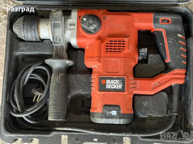 Ударна бормашина перфоратор Black&Decker KD1250, снимка 2 - Перфоратори - 55338839
