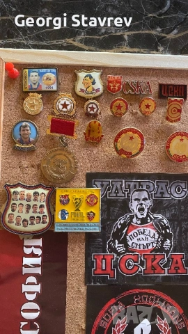 Значки на ЦСКА ,Стоичков ,Пенев и Никодимов!!!, снимка 2 - Футбол - 54894138