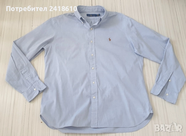POLO Ralph Lauren  Cotton Mens Size 17 / 43 XL НОВО! ОРИГИНАЛ! Мъжка Риза!, снимка 11 - Ризи - 54712190