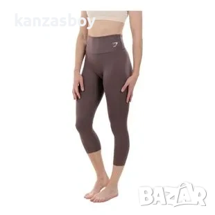 Gymshark Training leggings 7/8 penny brown - дамски фитнес клин М