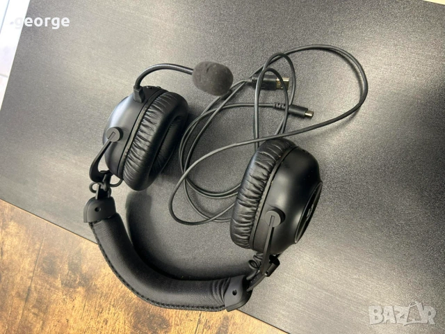 Слушалки Gaming Безжични Logitech G PRO X, Surround 7.1, 2.4GHz LightSpeed, Функция BLUE VO!CE, Чере, снимка 5 - Bluetooth слушалки - 54726898